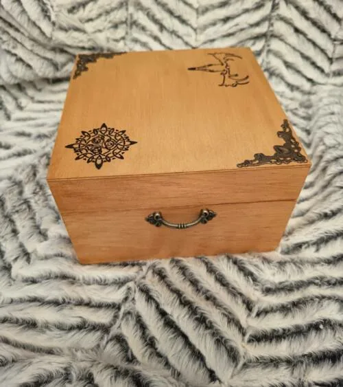 Crâne — Coffret artisanal Les Coffrets de Cathy