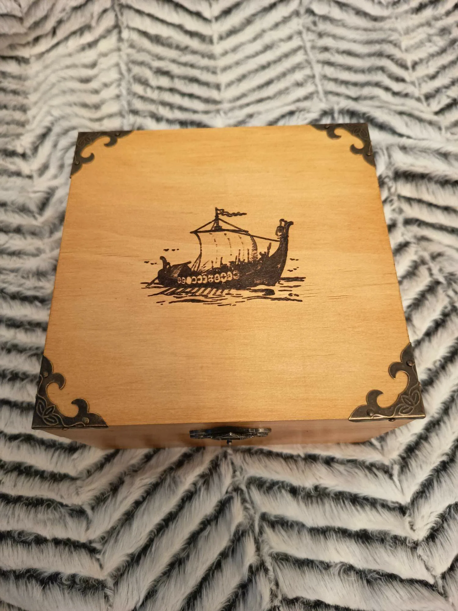 Drakkar — Coffret artisanal Les Coffrets de Cathy