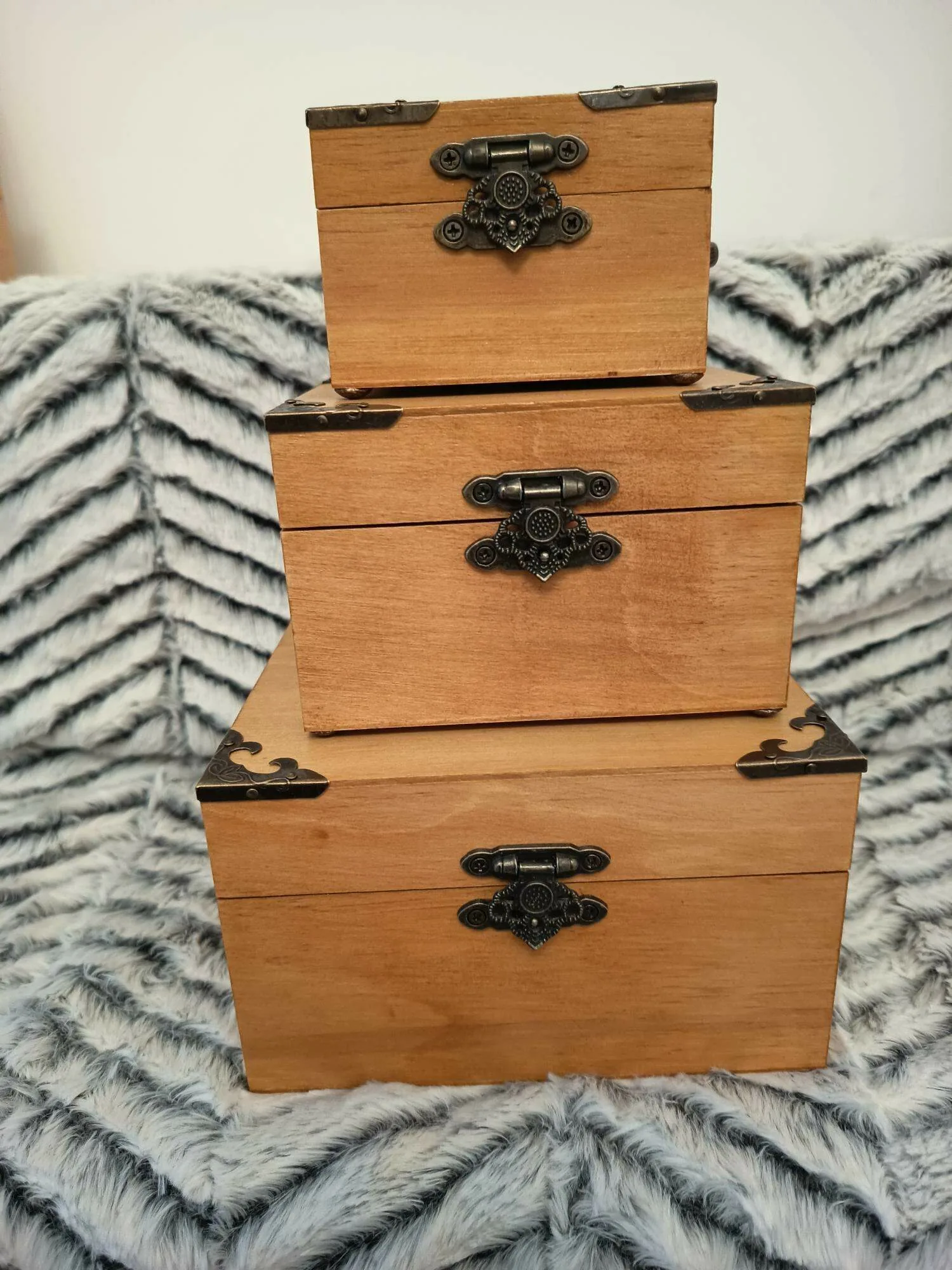 Drakkar — image 3 coffret artisanal bois