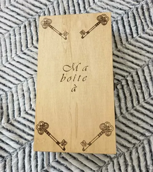 BOÎTE À CLÉS — Coffret artisanal Les Coffrets de Cathy